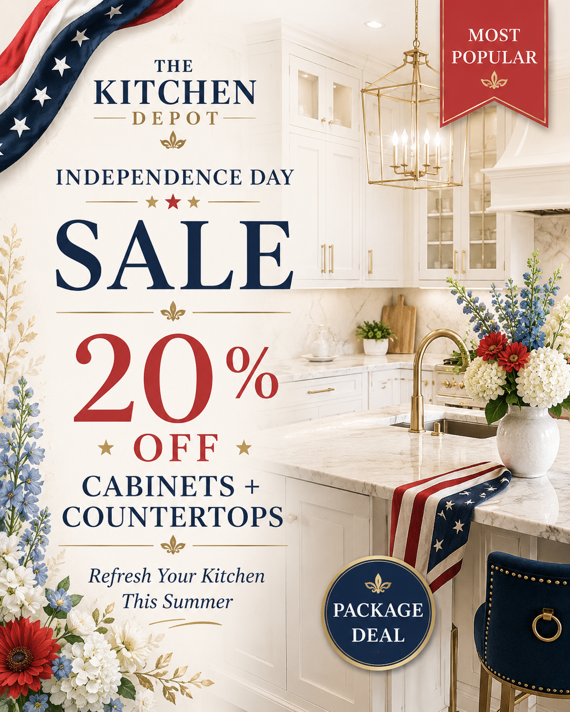 The Kitchen Depot 4th of July Sale