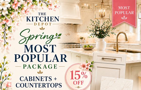 The Kitchen Depot — May 15% Off Cabinets + Countertops