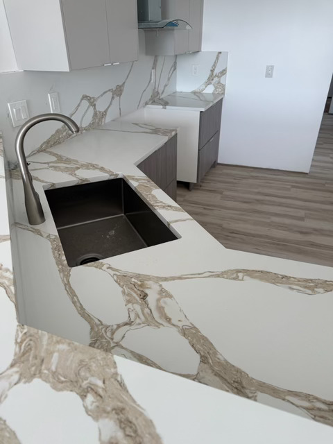 Custom kitchen sink detail