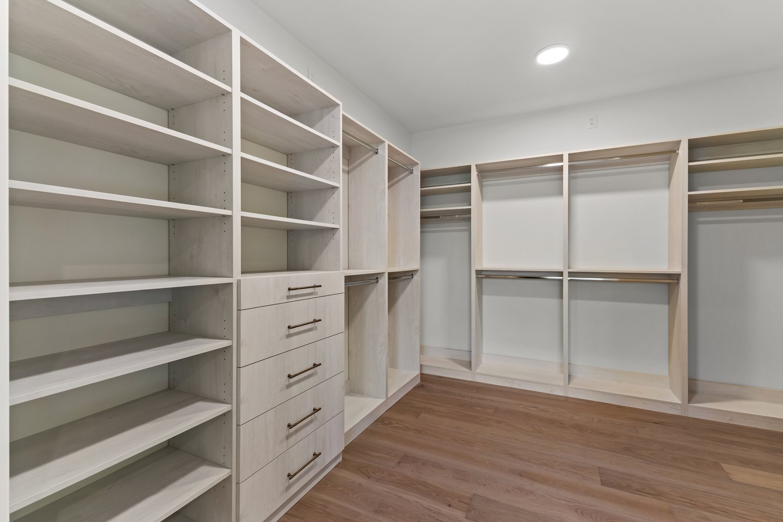 Custom walk-in closet